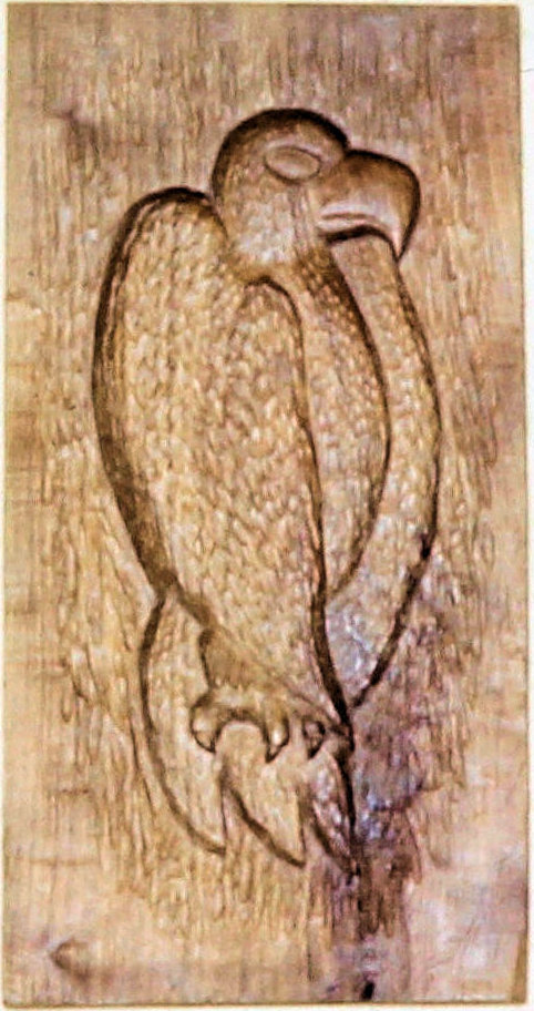 Eagle, wood carving