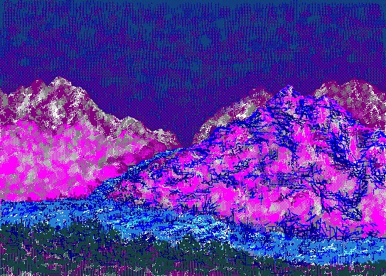 River, computer art