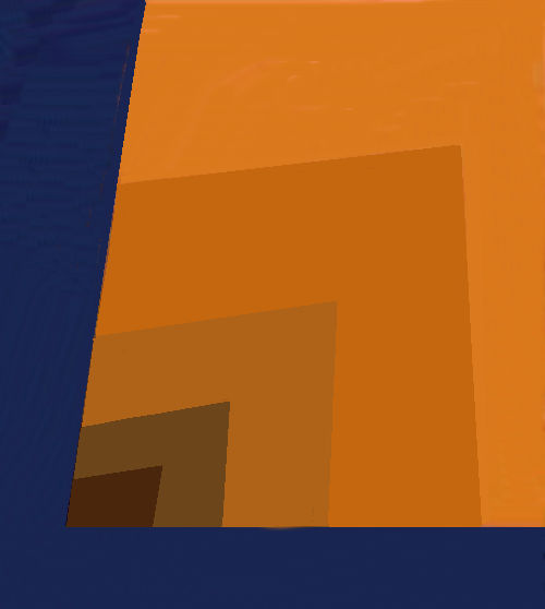 Corners, acrylic painting