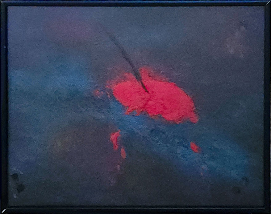 Dagger, acrylic painting